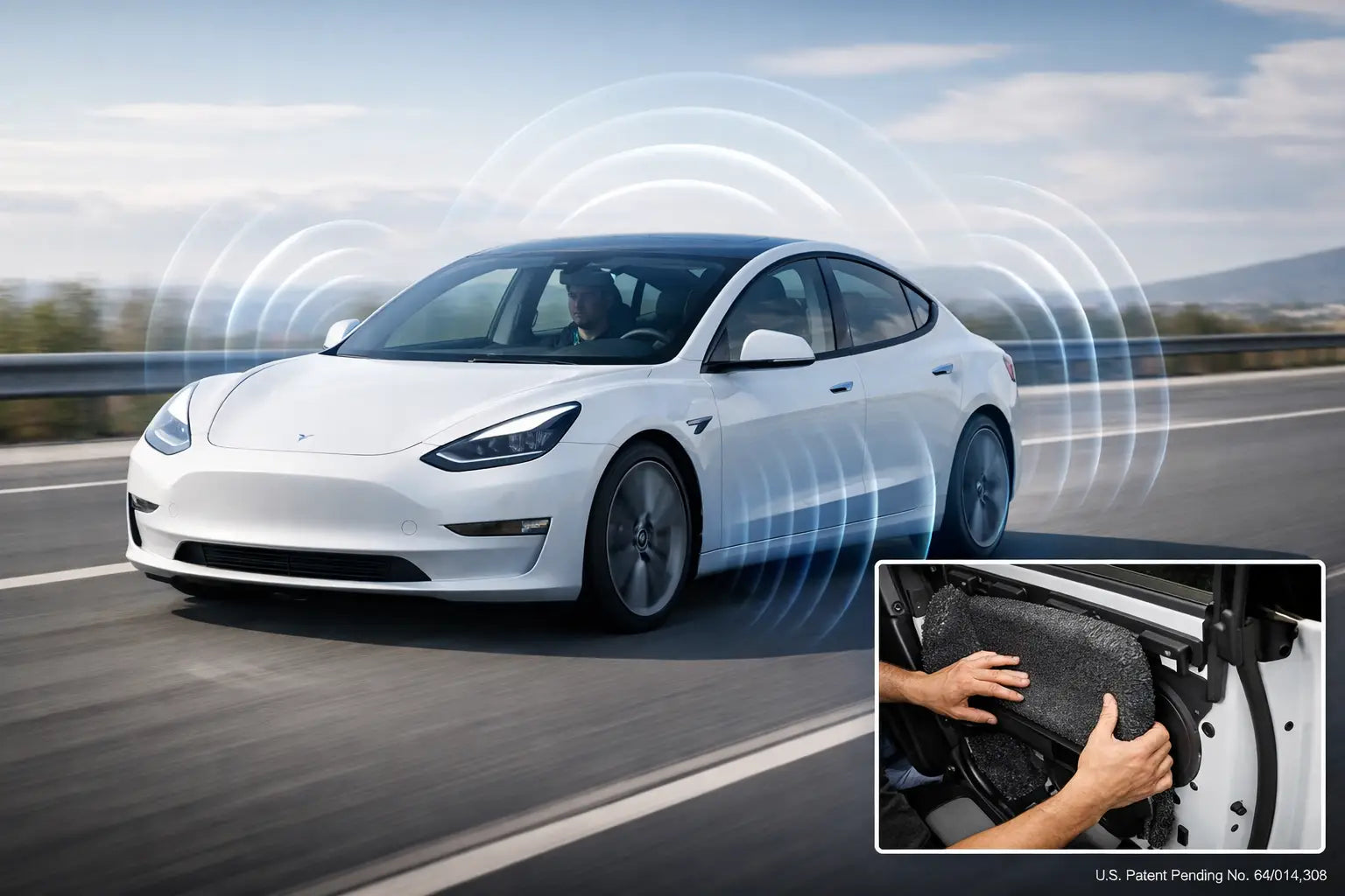 Tesla Model 3 Cabin Noise Reduction
