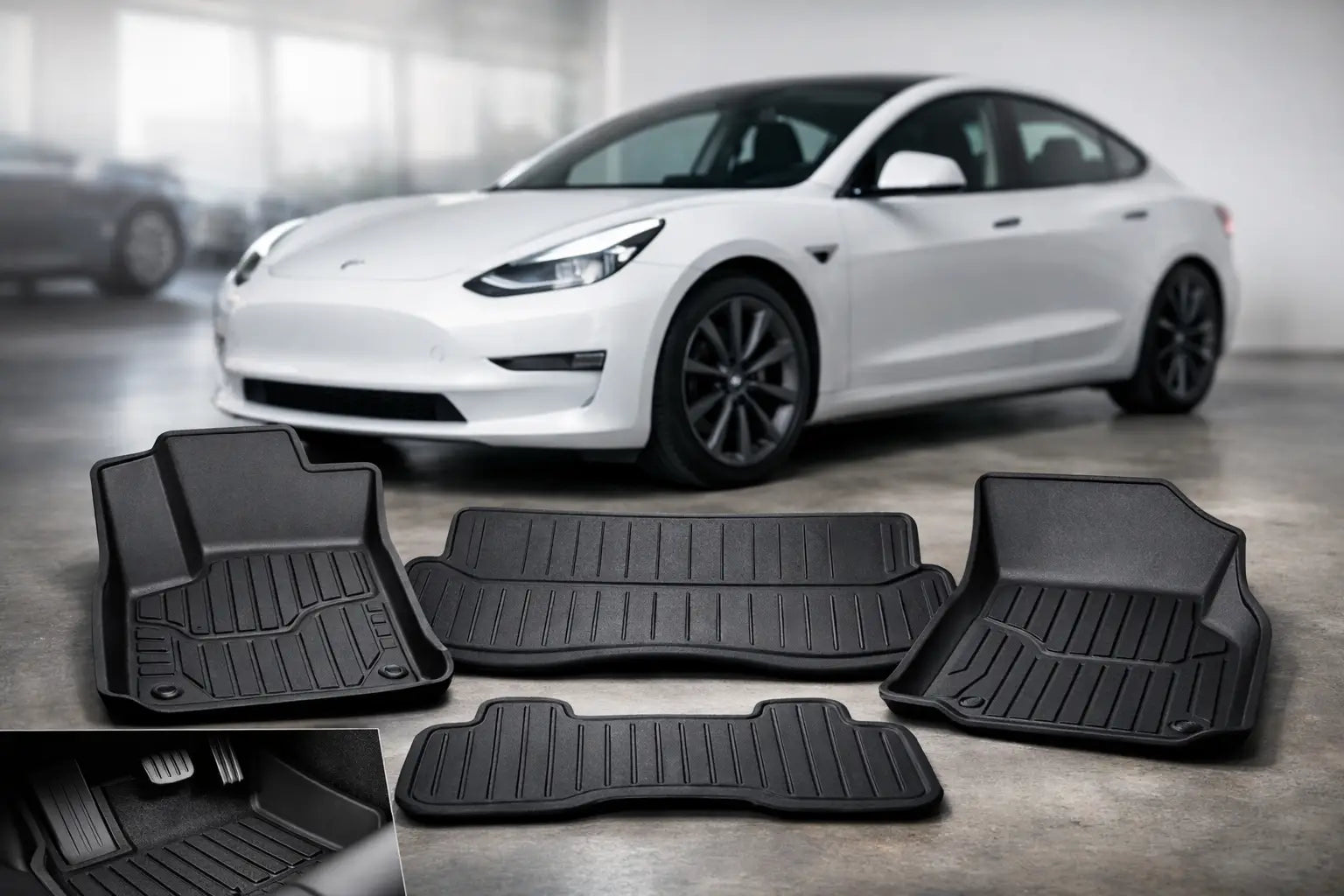 Best Floor Mats for Tesla Model 3