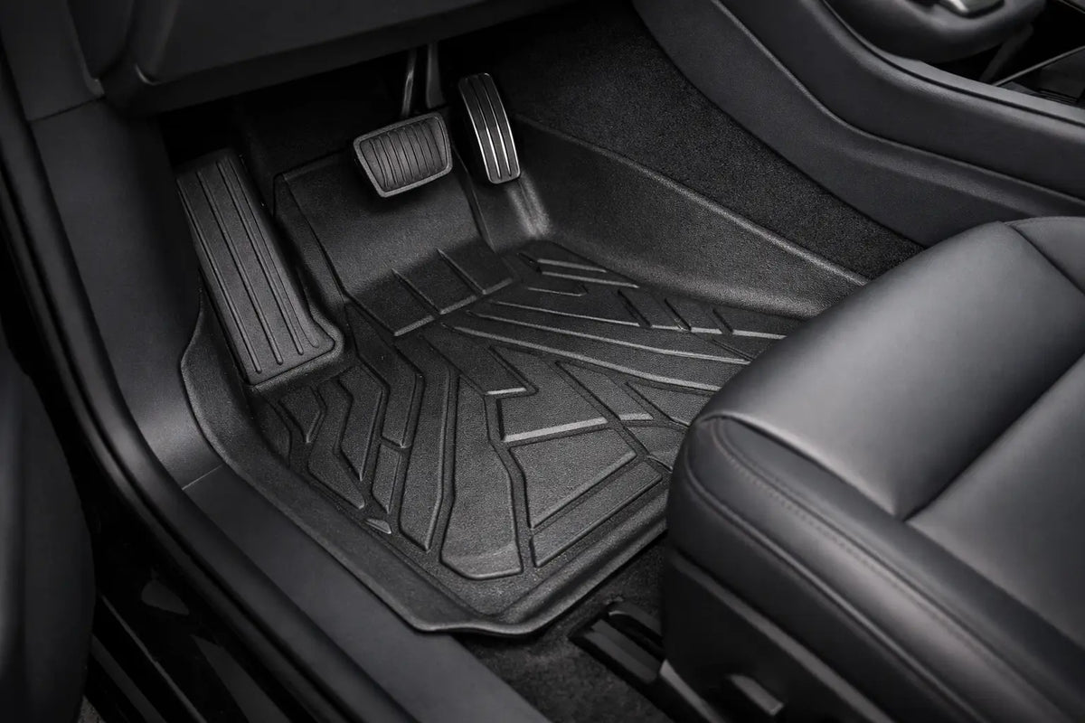 LHD Model Y Footwell Mats Built for Defense