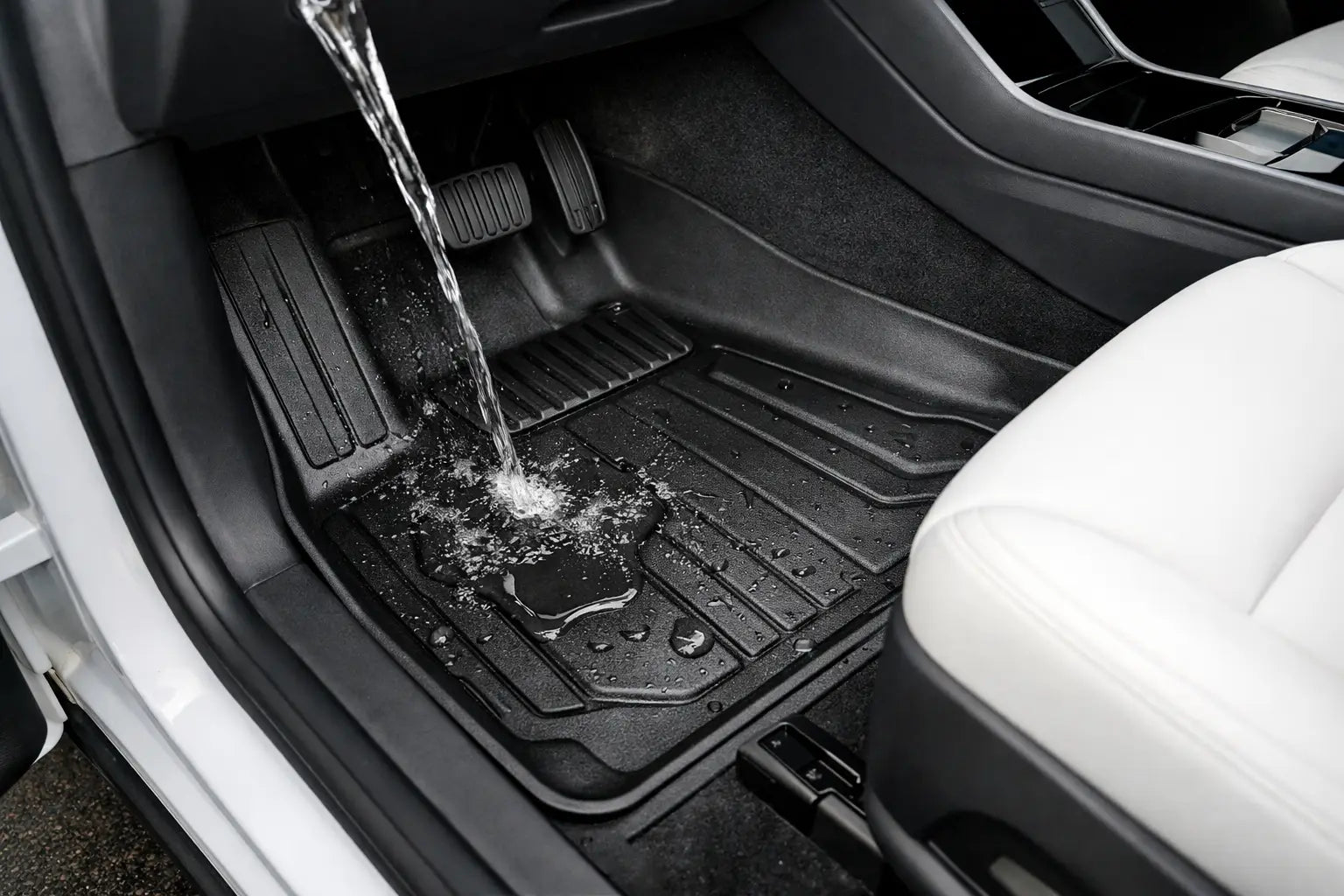 Waterproof Tesla Model Y Floor Liner Guide