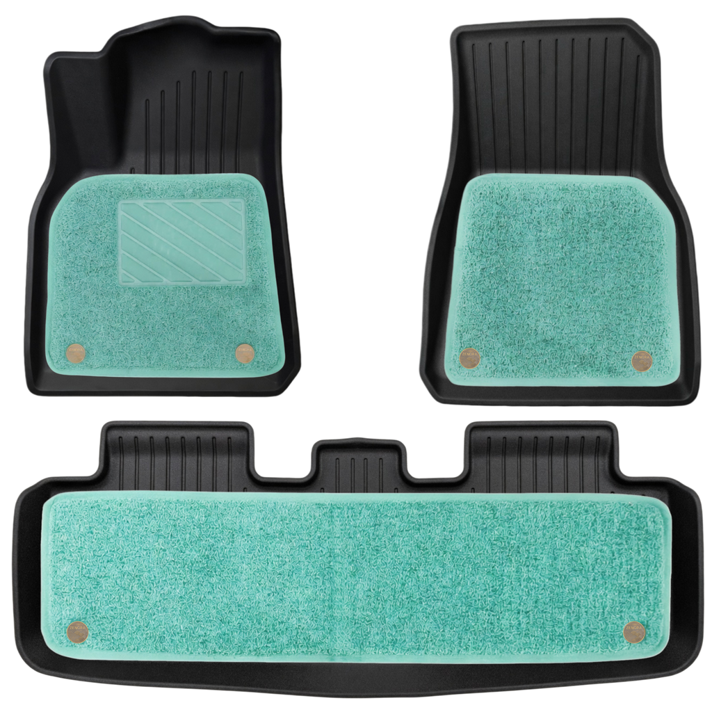 Model Y (Classic) Premium Coil Car Mats (GREEN)