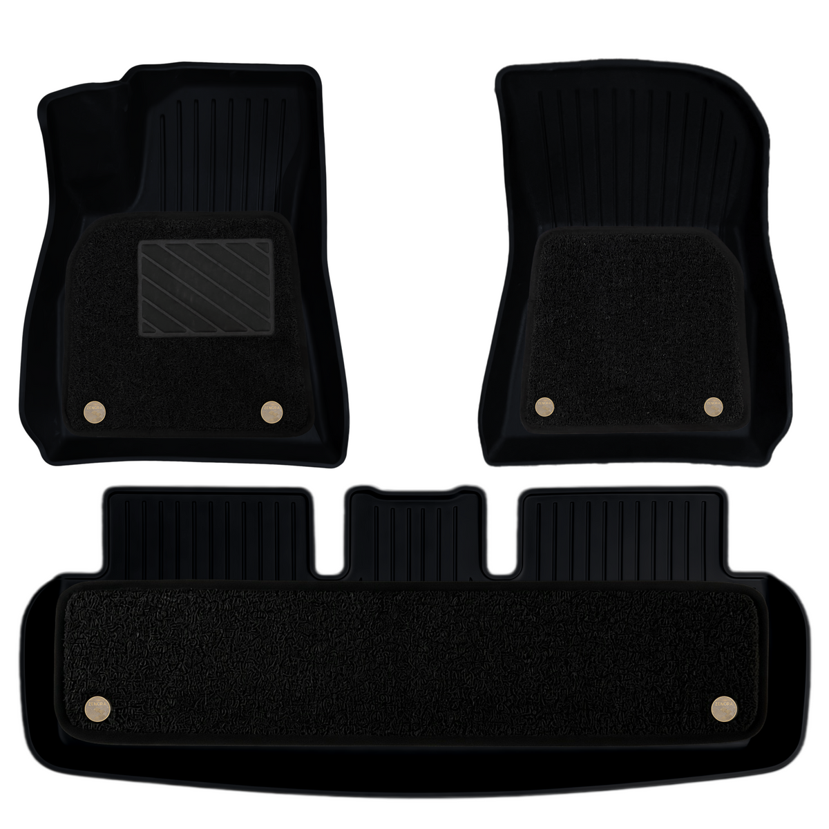 Model 3 (Classic) Premium Coil Car Mats (BLACK)