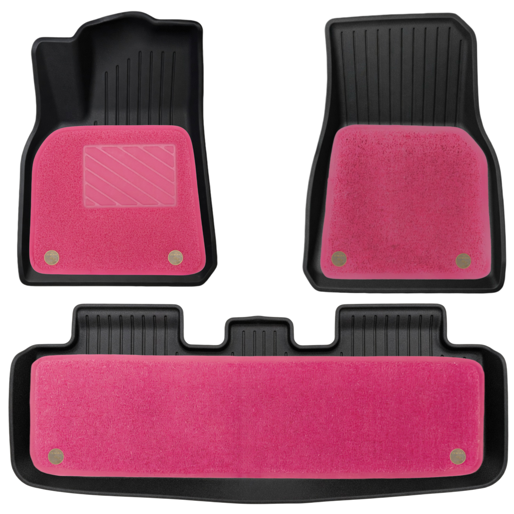 Model Y (Classic) Premium Coil Car Mats (PINK)