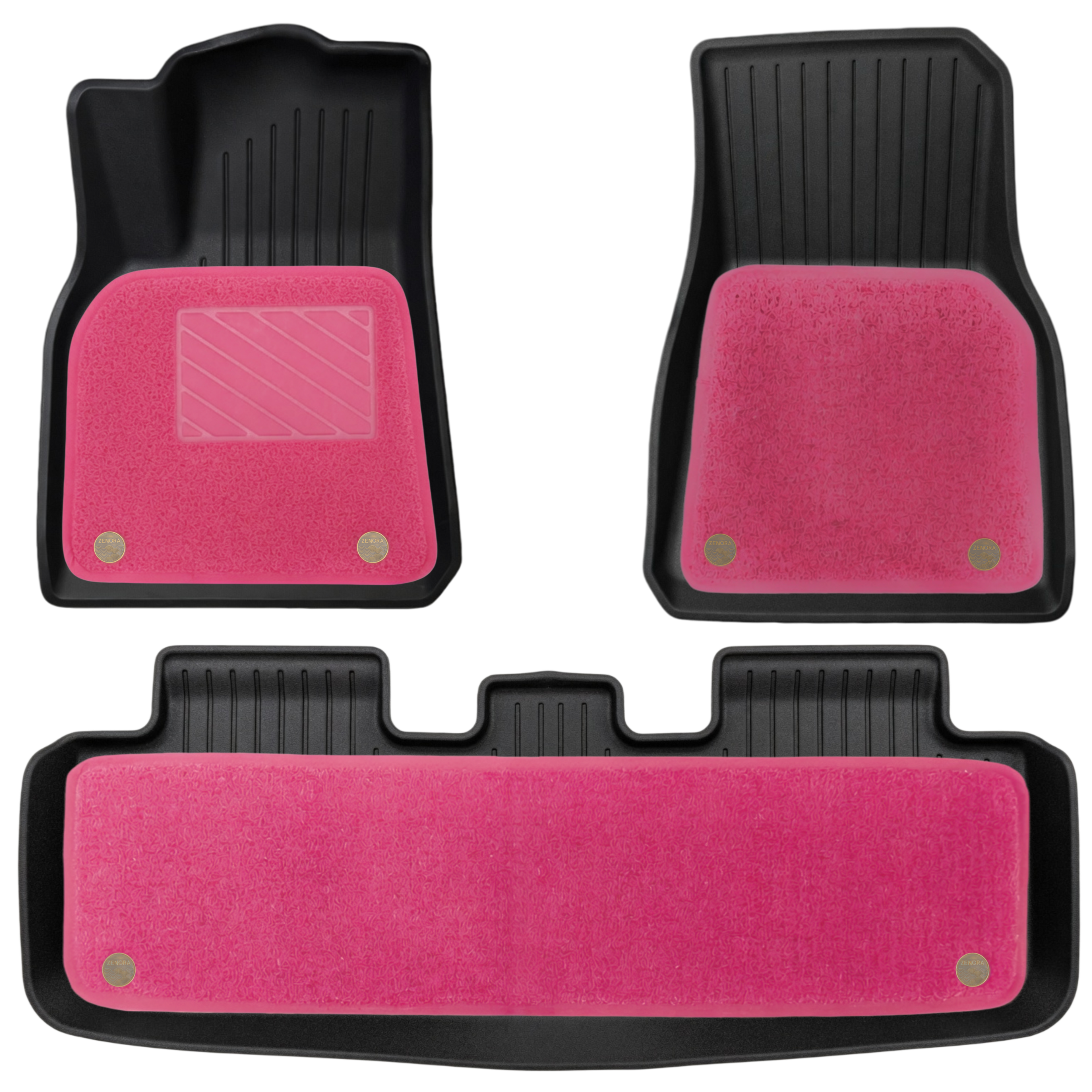 Model Y (Classic) Premium Coil Car Mats (PINK)