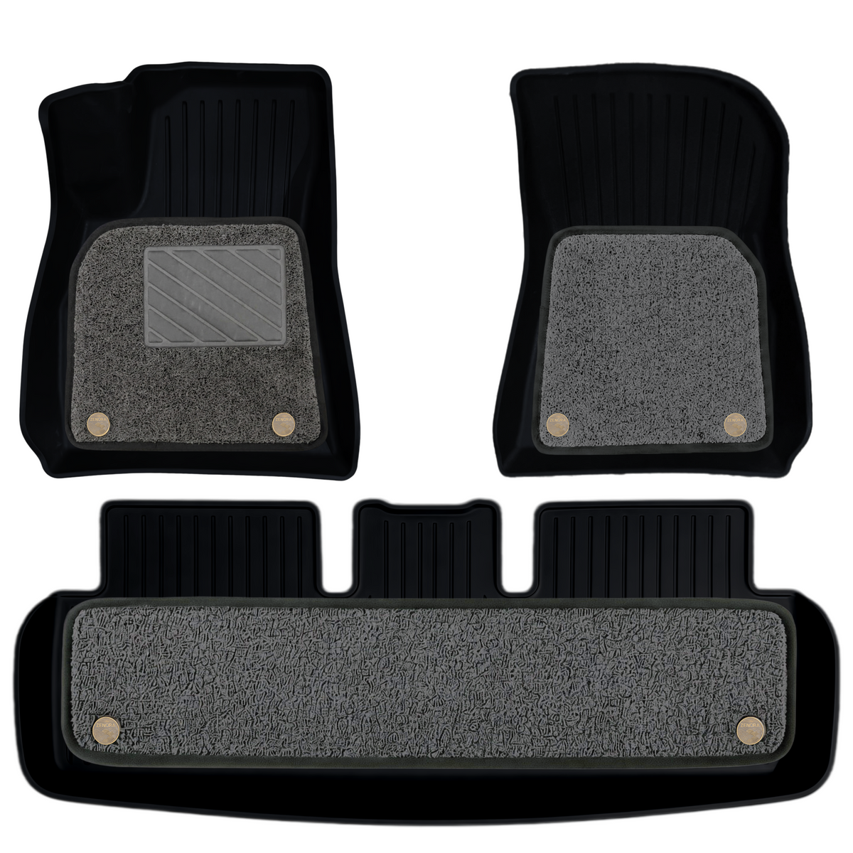 Model 3 (Classic) Premium Coil Car Mats (GREY)