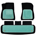 Model 3 (Classic) Premium Coil Car Mats (GREEN)