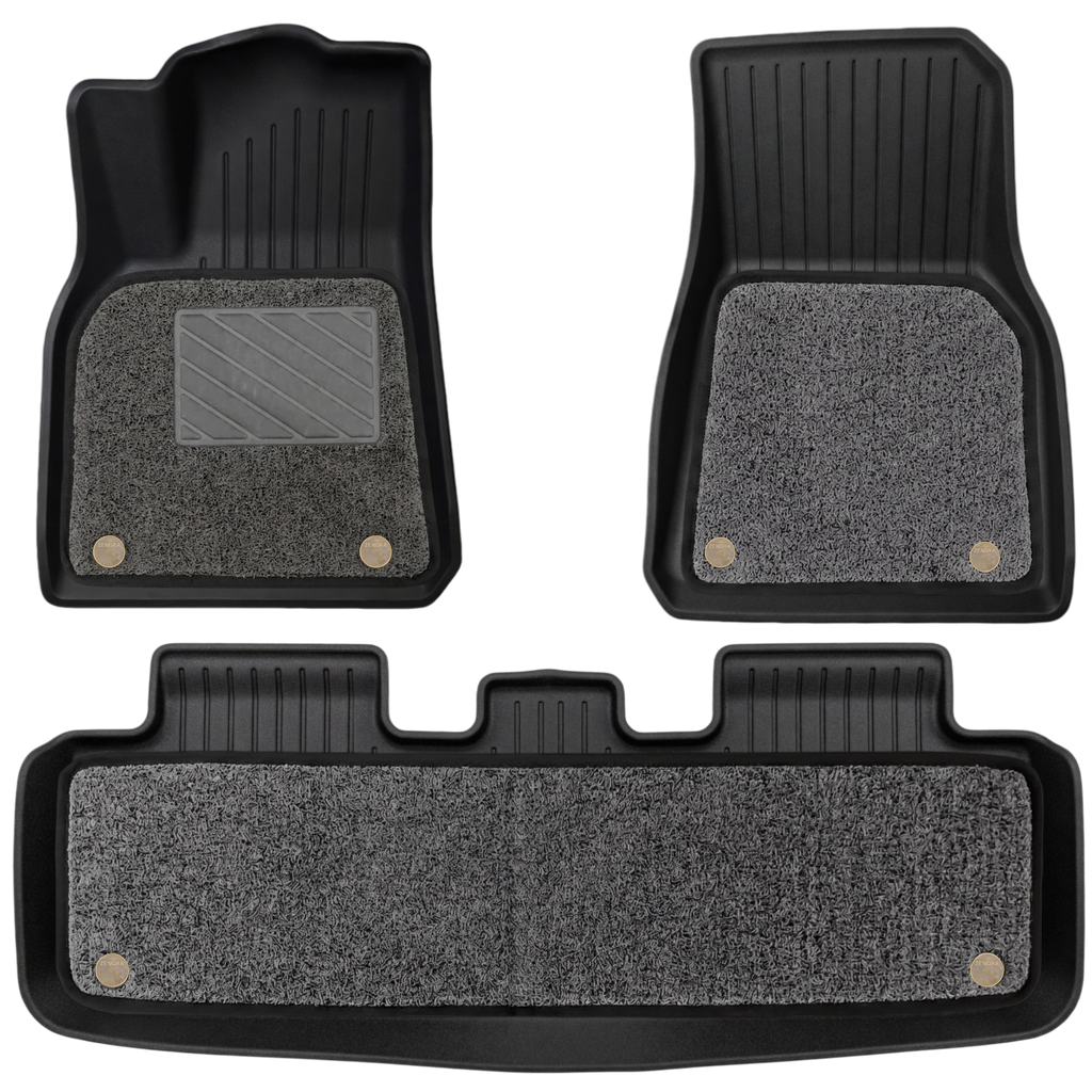 Model Y (Classic) Premium Coil Car Mats (GREY)