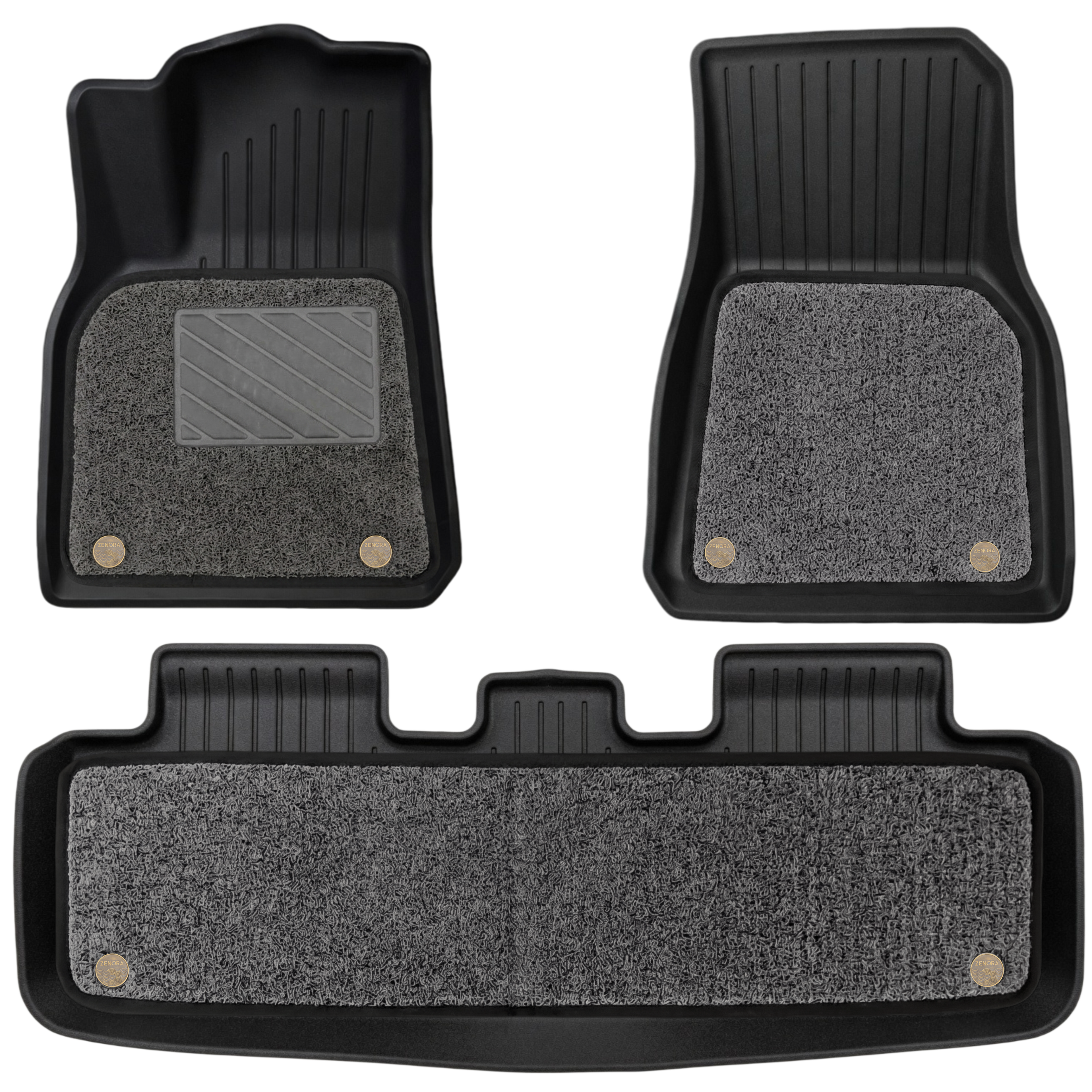 Model Y (Classic) Premium Coil Car Mats (GREY)