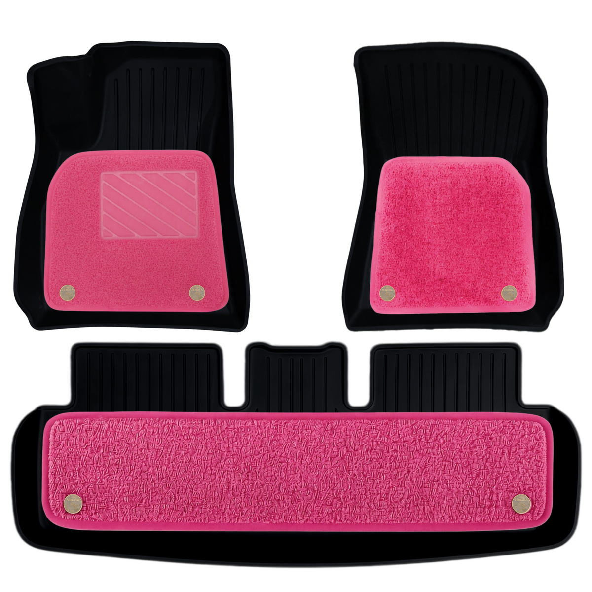 Model 3 (Classic) Premium Coil Car Mats (PINK)